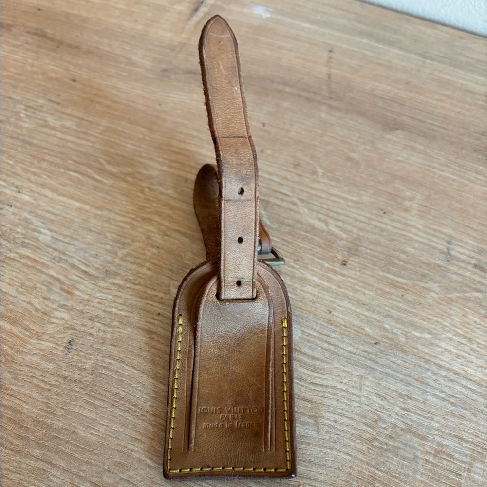 Authentic Louis Vuitton id tag